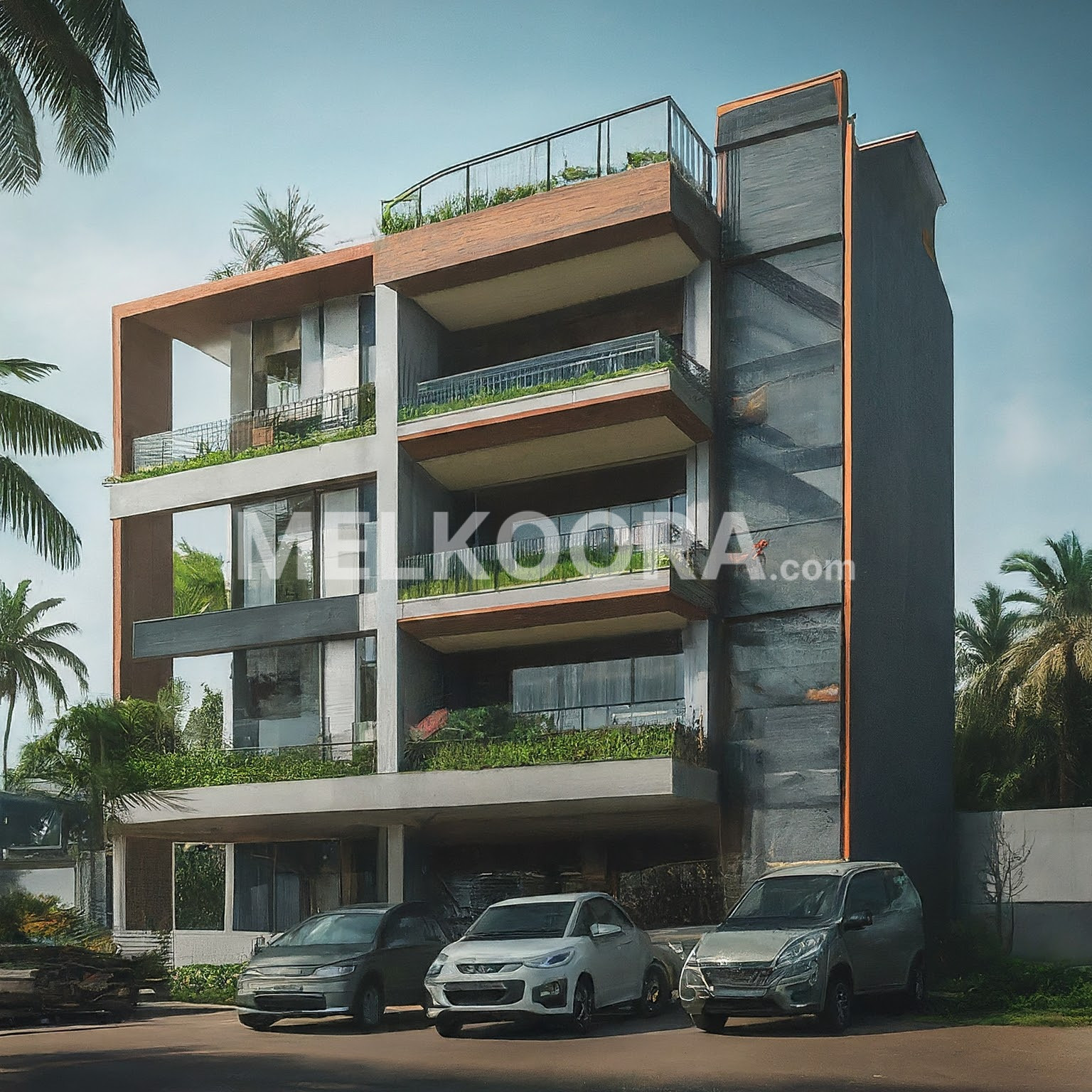 3BHK 2200Sqft Semi Furnished Flat for Rent at   Noel Ecoden  Kakkanad for Rs 45000/Month