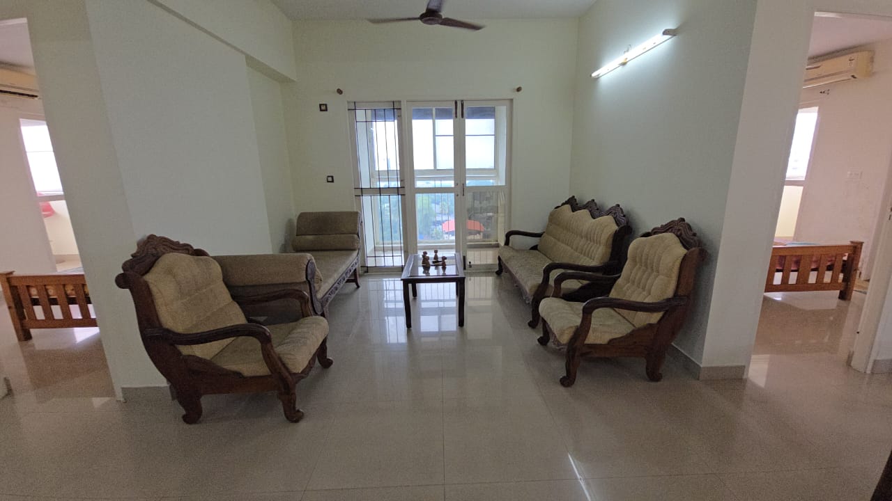 3BHK 1800Sqft Fully Furnished Apartment For Rent at Ravipuram For Rs 35000/Month