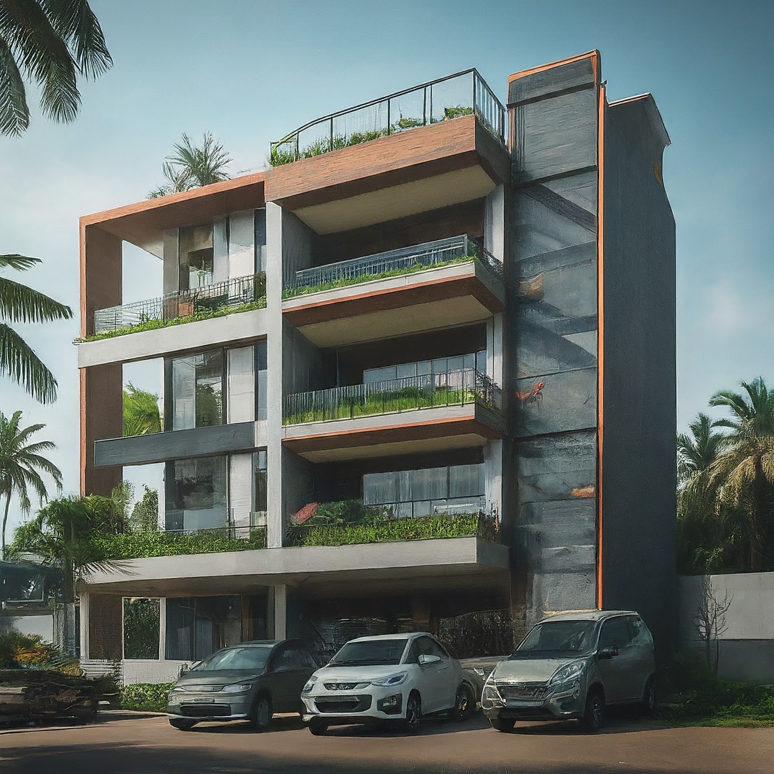 3BHK 1300Sqft Fully furnished flat for Sale at Kaloor for Rs 80lakhs