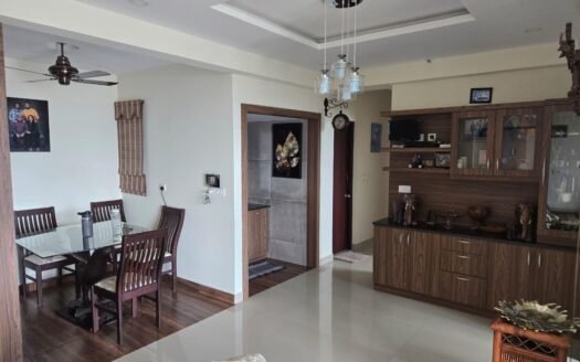 3BHK 2000Sqft Fully Furnished Flat for Rent at Kakkanad for Rs 45000/Month.
