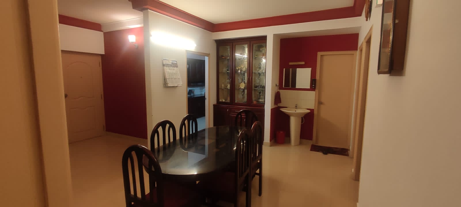 3BHK 1400sqft Fully Furnished Flat for Rent at Kakkanad for Rs 40000/Month