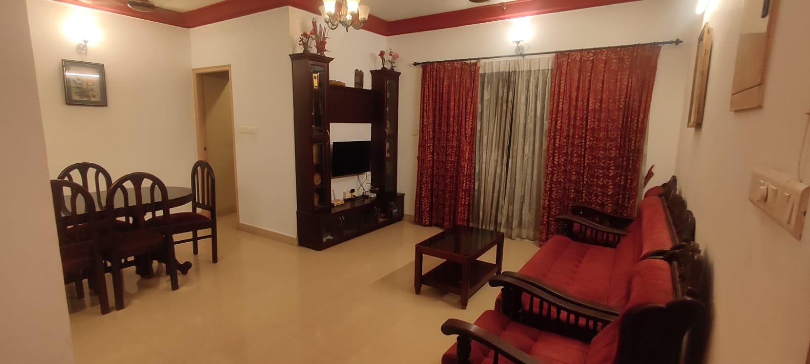 3BHK 1400sqft Fully Furnished Flat for Rent at Kakkanad for Rs 40000/Month
